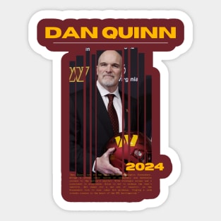 DAN QUINN ERA 2024 COMMANDERS Sticker